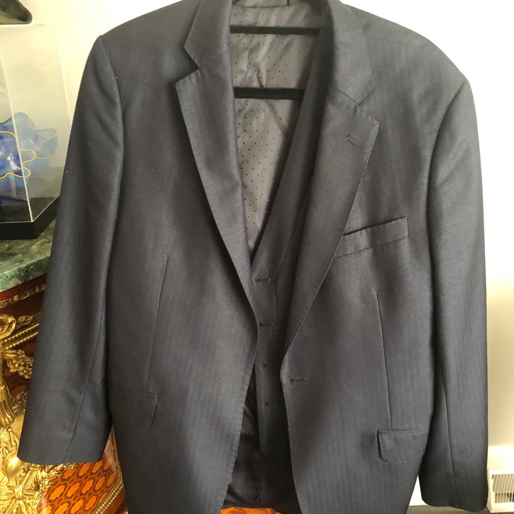 English Laundry 3-p.Mens Suit,Navy Blue,sL,Mint